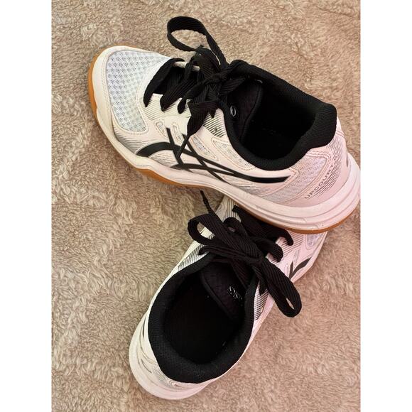 ASICS Upcourt 5 GS 'White Black' 1074A039-102 Mens Size 5 - Picture 6 of 8